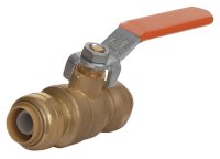 1/2 in. Brass Push-Fit Ball Valve