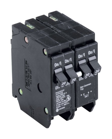 20/20 amps Plug In 4-Pole Circuit Breaker Eaton Cutler-Hammer