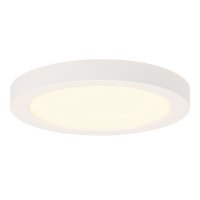 5 in. W x 5 in. L x 0.5 in. H Frost White LED Ceiling Light
