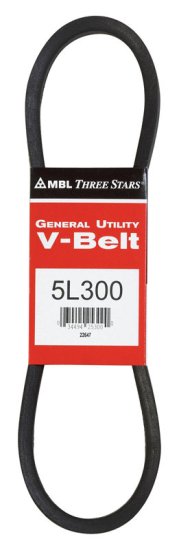 General Utility V-Belt 0.63 in. W x 30 in. L