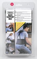28 in. to 32 in. Elastic Back Support Belt Black S 1 pc.