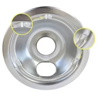 (image for) Drip Pan fits GE Style Chrome 6 in. 6PK