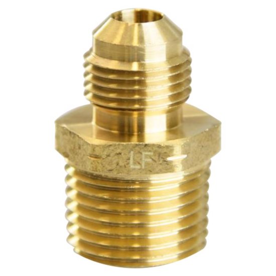(image for)  3/8 in. Flare X 1/2 in. D Male Brass Adapter