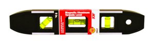 9 in. Aluminum Shock-Resistant Torpedo Level 3 vial