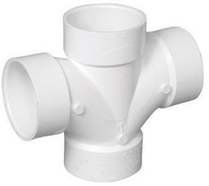 Schedule 40 2 in. Hub x 2 in. Dia. Hub PVC Sanita