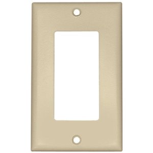 Ivory Decora 1-Gang Wall Plate