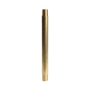 (image for)  1/4 in. MPT X 1/4 in. D MPT Yellow Brass Nipple 6 in. L