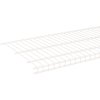 12 in. D x 96 in. W x 1.5 in. H White Ventilated Wire 6-Pack