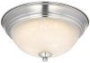 11 in. Satin Nickel Dome Light LED