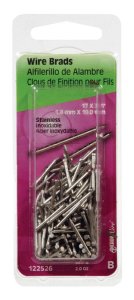 17 Ga. x 3/4 in. L Stainless Steel Brad Nails 1 pk 2 oz.