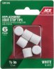 (image for) .75 in. H x 1/2 in. W Rubber White Door Stop Tip Over the do