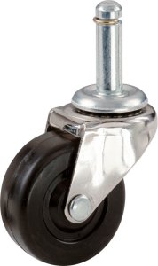 2-1/2 in. Dia. Swivel Rubber Caster 85 lb. 1 pk