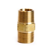 (image for)  3/4 in. MPT X 3/4 in. D MPT Brass Hex Nipple
