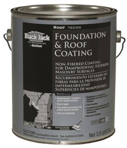 Black Jack Gloss Black Asphalt Roof Coating 1 gal