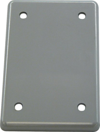 Rectangle PVC 1 gang Electrical Cover For Single Gang FS