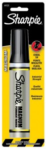 Magnum Black Chisel Tip Permanent Marker 1 pk