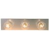 18 in. Metallic Vanity in Lighting Strip Chrome 3-Bulb