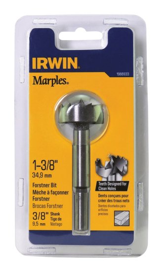 Marples 1-3/8 in. x 4 in. L Carbon Steel Forstner Drill Bi