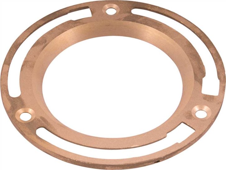 Premier 4 in. Solid Brass Closet Flange Floor