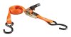 1 in. W x 15 ft. L Orange Tie Down w/Ratchet 500 lb. 2 pk