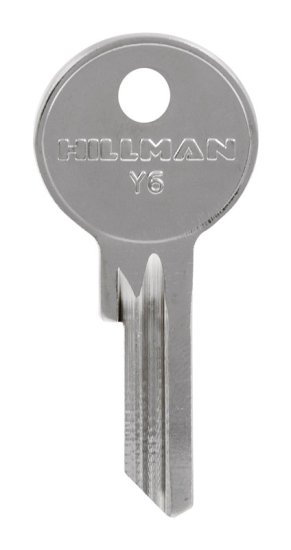 Y-6 Automotive Key Blank Single sided