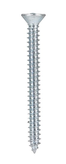 No. 10 x 2 in. L Phillips Flat Head Zinc-Plated Steel Sh