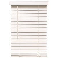 39 in. W x 48 L White 2 in. Smooth Wood Blind