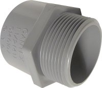 1 in. Dia. PVC Male Adapter For PVC 1 pk