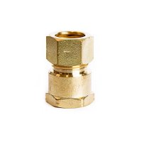 (image for)  5/8 in. Compression X 1/2 in. D FPT Brass Coupling