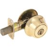 SmartKey Polished Brass Deadbolt Boxed