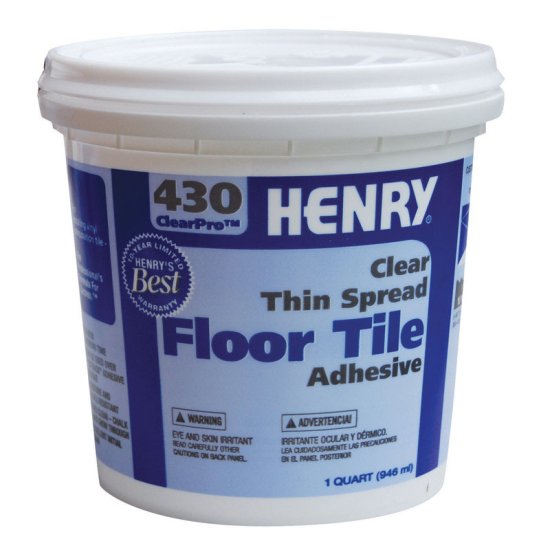 430 ClearPro Floor Tile Adhesive 1 qt.