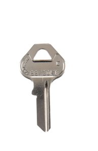 Padlock Key Blank 88/30KB CP-1 Single sided