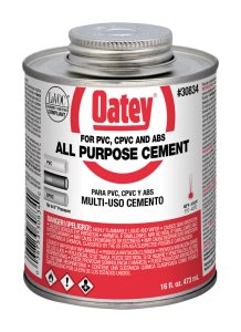 Clear All-Purpose Cement For CPVC/PVC 16 oz.