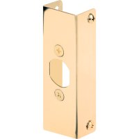 4.5 in. H x 1 in. L Brass-Plated Brass Door Edge Rein