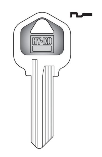 KEY KWIKSET GREEN KW1