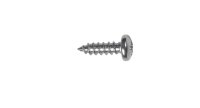 No. 4 x 3/8 in. L Slotted Hex Washer Head Stainless Stee
