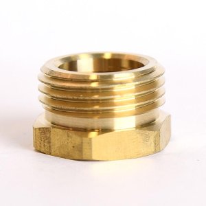 (image for)  Brass 3/4 in. D X 1/2 in. D Hose Adapter 1 pk