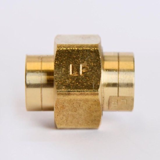 (image for)  1/4 in. FPT X 1/4 in. D FPT Yellow Brass Union