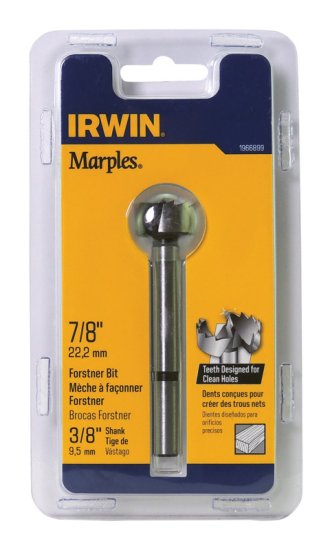 Marples 7/8 in. x 4 in. L Carbon Steel Forstner Drill Bit