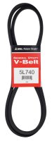 General Utility V-Belt 0.63 in. W x 74 in. L