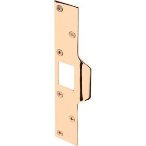 8 in. H x 1.25 in. L Brass-Plated Steel Maximum Secur