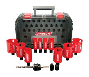 2-3/8 in. L Bi-Metal Hole Saw Kit 3/8 in. 14 pc.