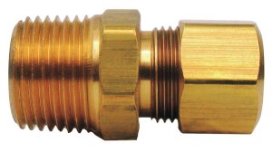 1/2 in. Compression x 1/2 in. Dia. Compression Brass Connect