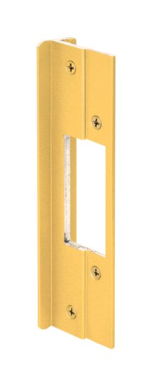 8.438 in. H x 6 in. L Gold Extruded Aluminum Door Loc