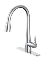 Pull-Down One Handle Chrome Kitchen Faucet