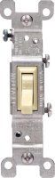 15 amps Single Pole Toggle AC Quiet Switch Ivory 1 pk