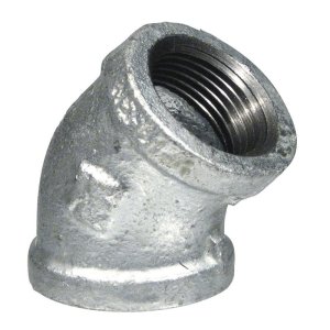 3/4 in. FPT x 3/4 in. Dia. FPT Galvanized Malleable Iron 45