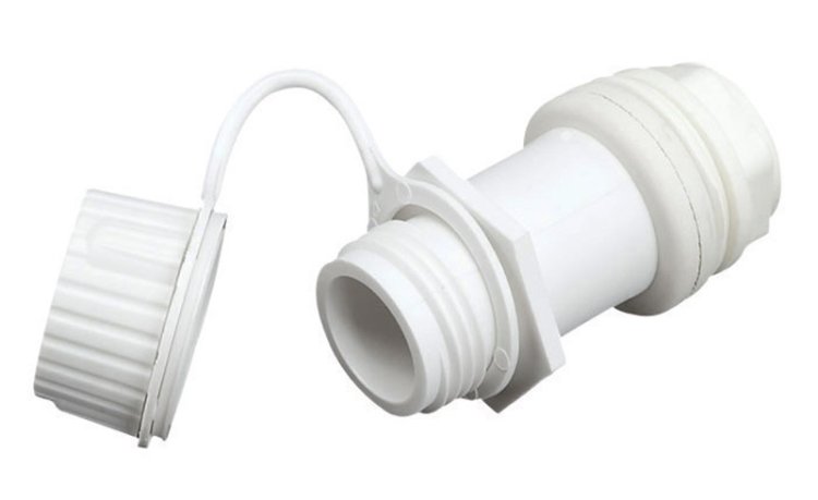 Drain Plug 50-165 qt. White 1 pk