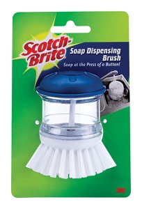 Scotch-Brite 4 in. W Plastic Dish Brush