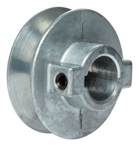 2 1/4 in. Dia. Zinc Single V Grooved Pulley